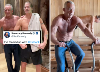 Internet nije uspio obraditi video treninga RFK Jr.-a i Kida Rocka u trapericama dok piju mlijeko