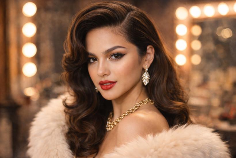 Djevojka s voluminoznom frizurom Djevojka s voluminoznom frizurom