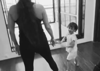 Dia Mirza uživa u veselim treninzima u teretani sa svojim malim društvom