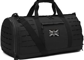 QT&QY 40L vojna taktička torba za muškarce – Sportska torba za teretanu, putovanje i trening s pretincem za cipele – Football Weekender Rasprodaja