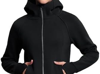 Ženske majice s kapuljačom na patentni zatvarač, Flis jakne za vježbanje, Trenirke s džepovima, Odjeća s rupama za palac