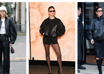 Kožne bomber jakne trendy za proljeće 2026.