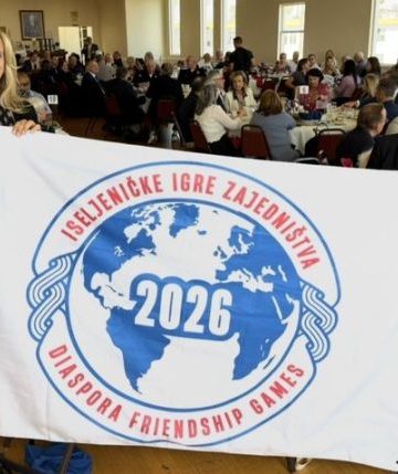 Otkrivena službena zastava prvih Igara prijateljstva hrvatske dijaspore – Split & Brač 2026.