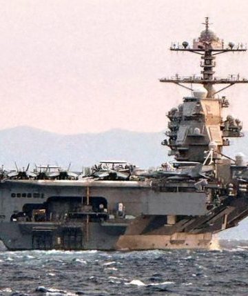 Američki nosač zrakoplova USS Gerald R. Ford stigao u Hrvatsku