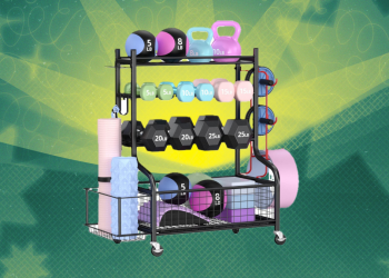 Imam kućnu teretanu, ovo je stalak za pohranu koji bih kupio tijekom proljetne rasprodaje.