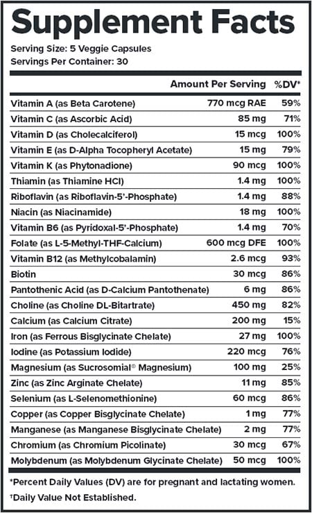 Prenatalna etiketa Legion Triumph