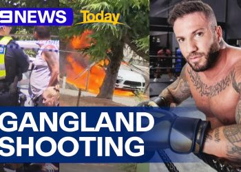 Naoružani napadači u bijegu nakon što su upucali lik bande iz Melbournea | 9 Vijesti Australije