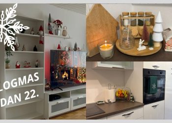 Vlogmas 22| 🎄 Ljepota Doma, Dekiracije, nova frizura ❤️🎄