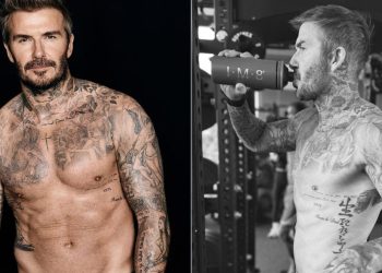 Davida Beckhama razotkriva snagu koja se krije iza njegove vitke građe u 50. godini.