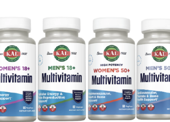 KAL Vitamins širi asortiman multivitamina s formulama prilagođenim dobnim skupinama za muškarce i žene od 18+ i 50+