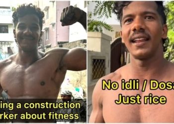 Građevinski radnik u Chennaiju gradi trbušne mišiće ugljikohidratima i petodnevnom teretanom: Bez idli-dosa dijete, uz bijelu rižu u sva tri obroka