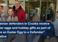 Ukrajinski branitelji u Hrvatskoj primaju uskrsna jaja i blagdanske darove kroz inicijativu “Daruj uskršnje jaje branitelju”