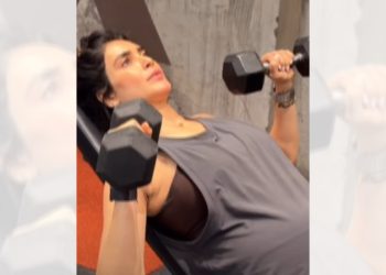 Karishma Tanna pokazuje da trudnoća nije prepreka, diže bučice kao profesionalka