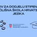 Natječaj za stipendije za Program hrvatskog jezika