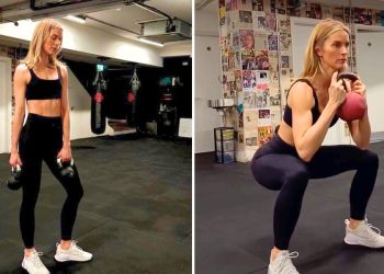 Frida Redknapp, 44, vježba u teretani s 6 vježbi za jače noge i kosti – kako to izvesti