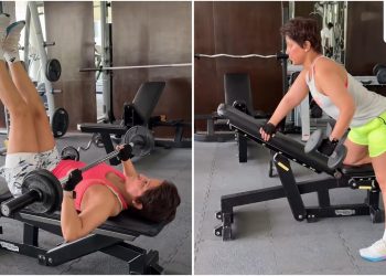Hina Khan ‘jedan po dan’: Vježba cijelog tijela s treningom snage, veslanjem i kardio vježbom na traci za trčanje. Gledajte!