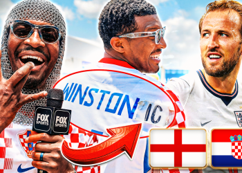 Jameis Winston susreće Harryja Kanea i dobiva titulu viteza na utakmici Engleska protiv Hrvatske | Svjetsko prvenstvo u nogometu 2026™ 🌎🏆