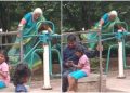 Bengaluru ženska vježba na spravi za teretanu u parku izaziva zabrinutost za sigurnost