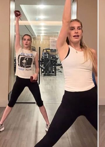Emma Roberts koristi ovaj 10-minutni trening za ruke kako bi u kratkom vremenu izgradila jači gornji dio tijela
