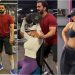 Rajab Butt znoji se sa Sadijom Baloch u Bold Gym Session