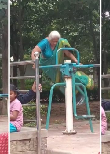 Viralni video starije žene u teretani u Bengaluru Parku osvojio internet (POGLEDAJTE)