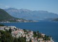 Herceg Novi: pogled na obalu i stari grad u Crnoj Gori