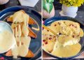 Shahi tukda bez šećera s pistacijama na hrskavom kruhu