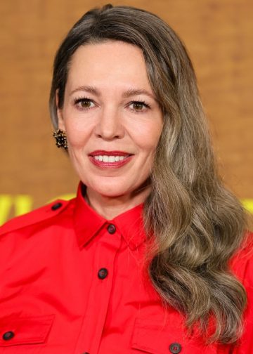 Olivia Colman na promociji filma Wicker